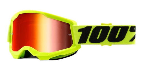 Óculos Motocross Trilha 100% Strata Goggle Huntsitan Verde