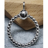 Pandora 399077c00 Small Metal Beads O Necklace Pendant S925
