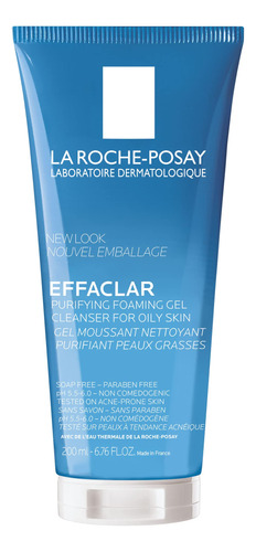 La Roche Posay Effaclar Gel Limpiador Piel Grasa 200ml