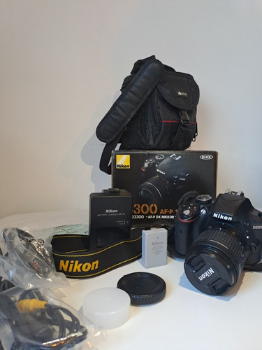 Camara Nikon D3300 +lente Kit 18-55mm+accesori 6626 Disparos