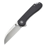 Civivi Elementum Liner Lock Black Canvas Micarta Satin Wharn