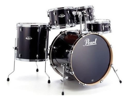 Bateria Pearl Exl725sp/c 248 5 Cuerpos S/f Black Smoke 