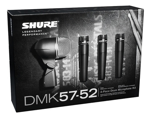 Kit Micrófonos De Batería Shure Dmk57-52