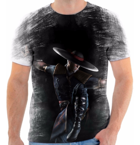 Frete Grátis Camiseta Camisa Mortal Kombat Kung Lao Jogo
