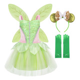 Vestido De Princesa Tinker Bell Para Niña, Fiesta De Hallowe