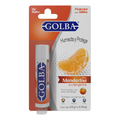 Balsamo Labial Golba Mandarina 4.5g | MercadoLibre