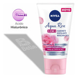 Nivea Sabonete Esfoliante Máscara Facial Aqua Rose - 150ml