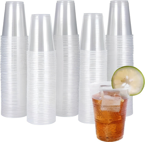 Vasos Desechable De Plásticos 12oz X 100 Unidades