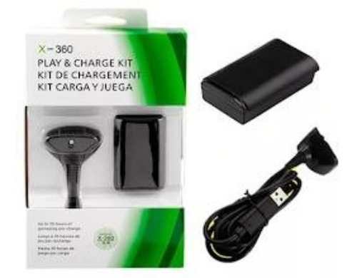 Pack 4 Kit Carga Y Juega Xbox 360- 8000 Mah - Envio Gratis