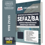 Apostila Sefaz Ba Agente Tributos Administração Tributária