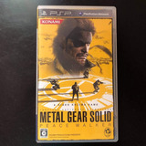 Metal Gear Solid Peace Walker Psp Japonés Original