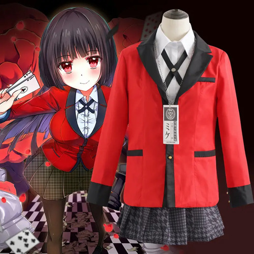 Cosplay Kakegurui Disfraz De Jabami Yumeko Uniforme Traje