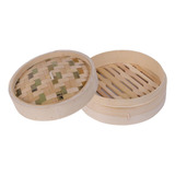 Vaporizador De Bambú Para Comida Asiática, Vaporizador De