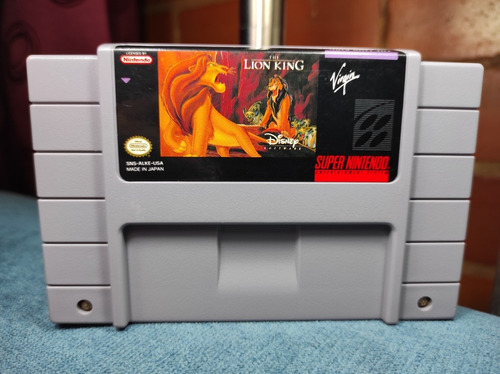 The Lion King Rey León Super Nintendo Snes Original