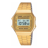 Relógio Casio Unissex A168wg Dourado Retrô Vintage Original 