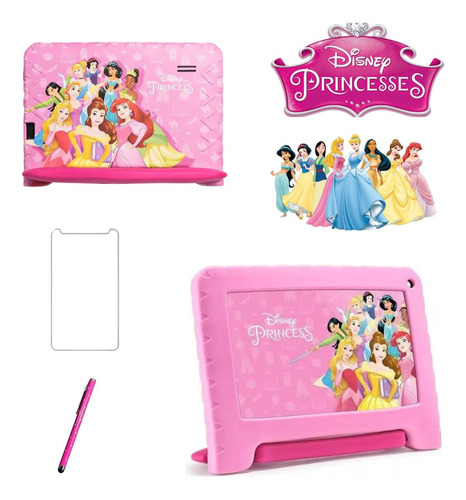 Tablet Princesas 64gb 4gb Ram 7  C/ Caneta E Película 