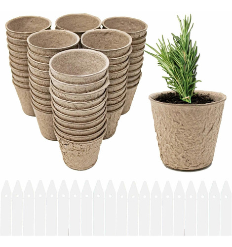 Kit De Jardinería Para Plantar Semillas Y Plantas Biodegrada