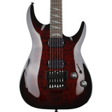 Guitarra Eléctrica Schecter Omen Elite-6 Fr Cherry Burst Blk Color Rojo Orientación De La Mano Diestro