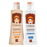 Pack Shampoo Rizos + Shampoo Limpieza Profunda 250ml Etniker