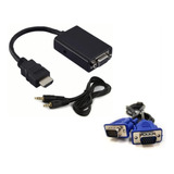 Conversor Adaptador Hdmi Vga Extensor Tela Com Cabo 