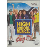 High School Musical Sing It Para Wii