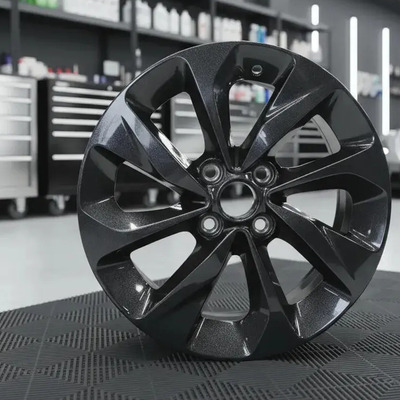 Rin Aluminio 15 Silvergrey Onix Beat Sonic Spark Aveo 1 Pz Color Negro