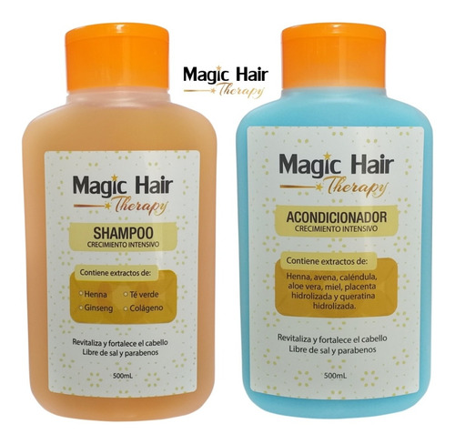 Shampoo Y Acondicionador Magic Hair Crec - mL a $79