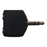 Ficha Adaptadora  Doble Hembra3.5 St  A  Plug 3.5 Mm Stereo