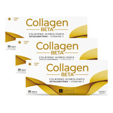 Combo X3 Lappiel Collagen Betacaroteno +vitamina C 30 Sobres