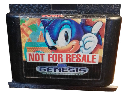 Sonic The Hadgehog Para Sega Génesis, Not For Resale.