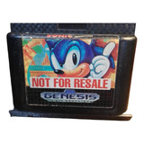 Sonic The Hadgehog Para Sega Génesis, Not For Resale.