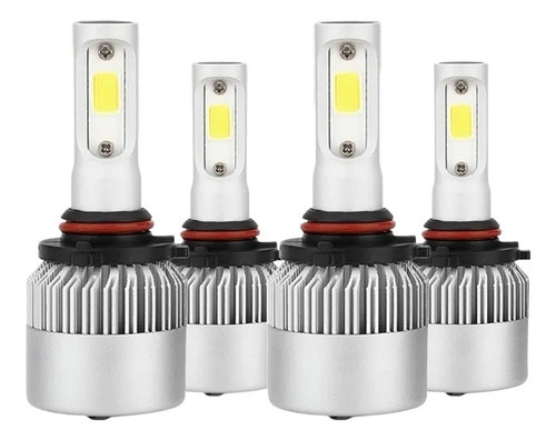 Kit De Faros Led 9012 De 4 Lados, Haz De Luz Alta Y Bajo, Su