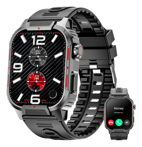 Reloj Inteligente Para Hombre (bluetooth, Impermeable