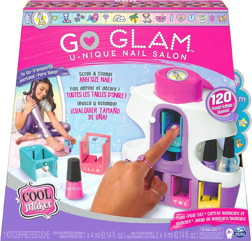 Maquina Estampadora Go Glam Salón De Uñas Para Niña Niñas