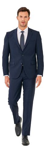 Traje Hombre Ambo Vestir Slim Fit Corte Italiano Super 100