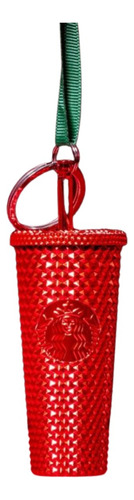 Llavero Vaso Studded Rojo Navidad