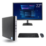 Hp Prodesk 800 G5 Core I5 9na 8gb Ram 240gb Ssd 22'' Mini