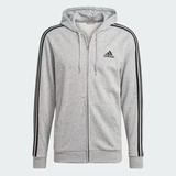 Moletom Capuz Zíper Essentials 3-stripes - adidas Gk9034