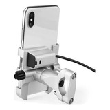 Soporte De Aluminio Para Teléfono Celular Y Motocicleta Con