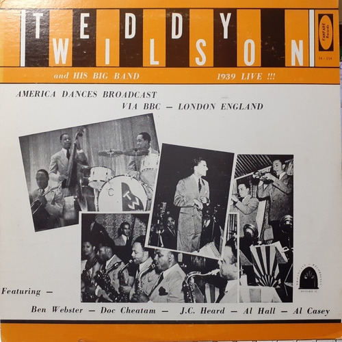 Teddy Wilson And His Big Band 1939 Live T Y V 8 Usa