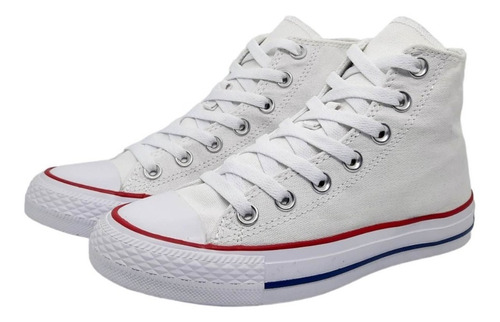 Tenis Zapatillas Bota Converse All Star Blanco Con Caja