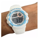 Reloj Time Digital Niños Sumergible Crono Luz - Taggershop