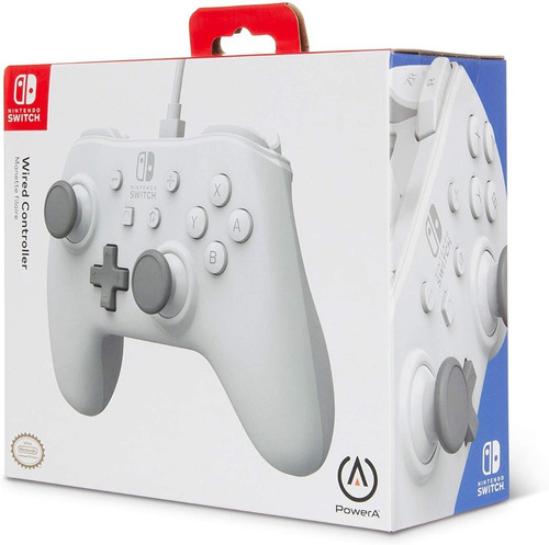Control Alambrico Blanco - Para Nintendo Switch Mca Power A