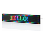 Letrero Led Programable Wifi Publicidad 100x20cm Full Color