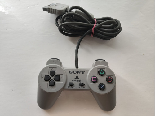 Control Alambrico Original De Sony Ps1 Playstation 1 Gris