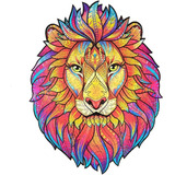 Puzzle Lion De Madera 3d, King Size A3