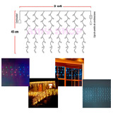 Instalación Navideña Cortina 300 Led 9 Metros * 45 Cm 