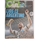Diario Olé (19-12)- Argentina Campeon Del Mundo 2022 