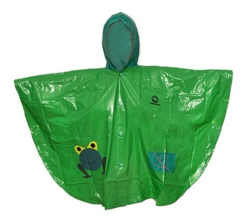 Poncho Impermeable Verde Ranita Para Niños - Envió Gratis!!