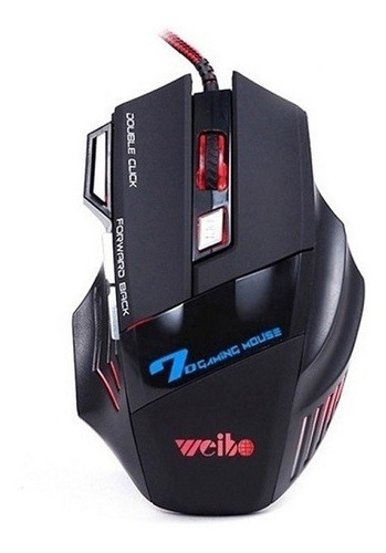 Mouse Gamer Profesional X7 Optico Usb  2400 Dpi 